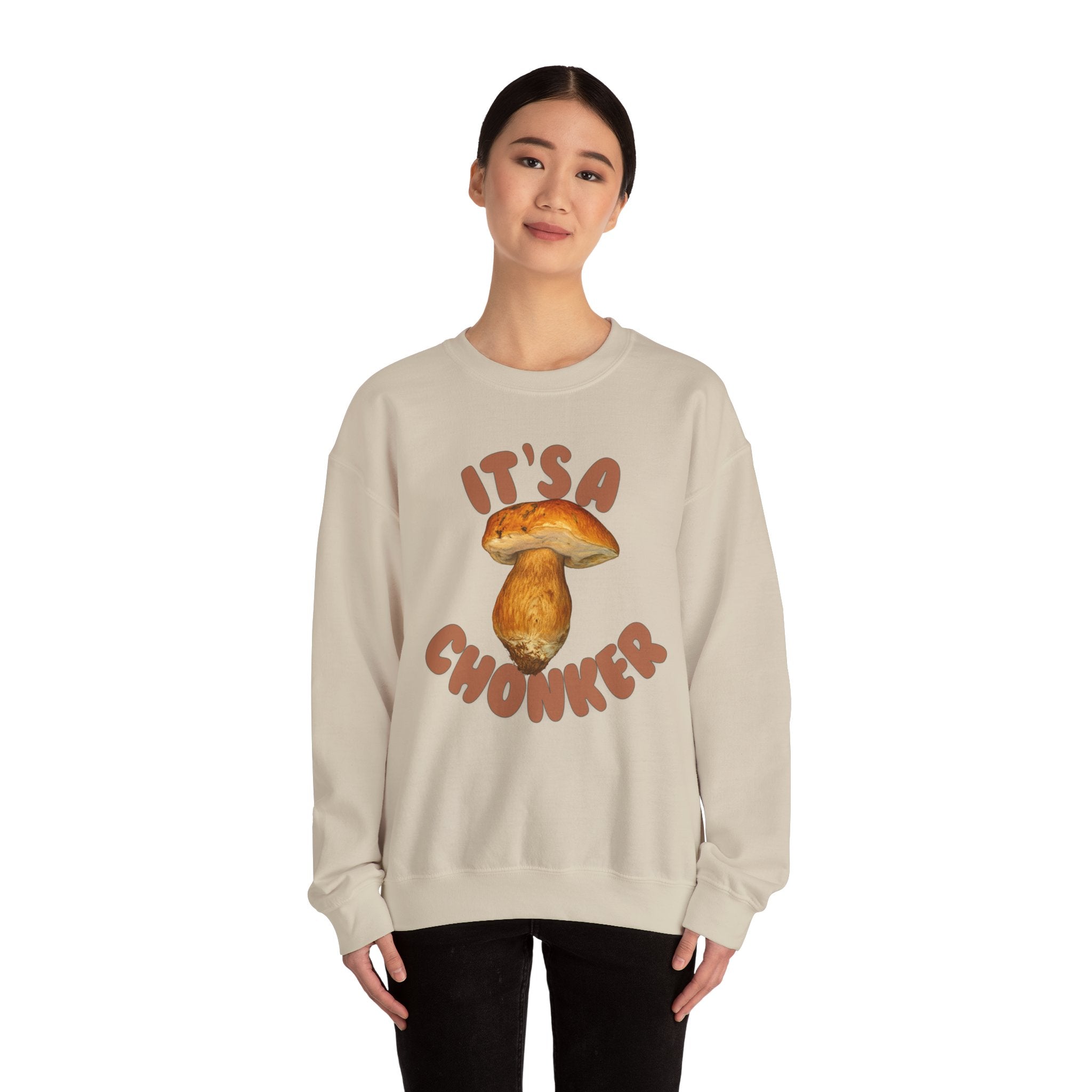 The Chonker Crewneck | Cozy Mushroom Sweatshirt by Rehoboth