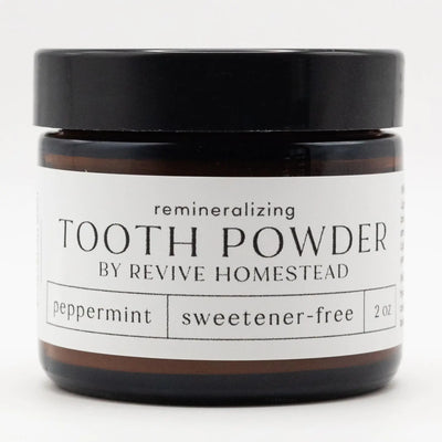 Remineralizing Tooth Powder – Peppermint | By Rehoboth Homestead